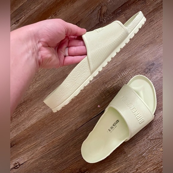 Birkenstock Barbados Slide Sandals Women’s US 10 10.5 Faded Lime Outdoor Comfort - Picture 9 of 11